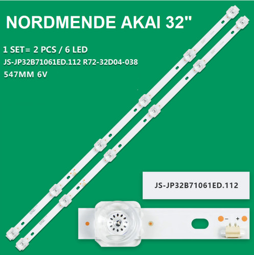 Kit barre strip led tv - strip, 6